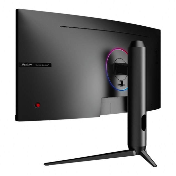 MSI Optix MAG301CR2, 29.5", 200Hz, 1ms, VA, 2560x1080, 21:9, Curved 1500R, Freesync Premium, Gaming OSD, Mystic Light, Anti-Flicker, LBL, 300 nits, 3000:1, 1x DP (1.2), 2x HDMI (2.0), 1x Type C (DP alt.), Earphone out, Height Adj, VESA, 9S6-3CB45H-01 (тъмнейл - 3)