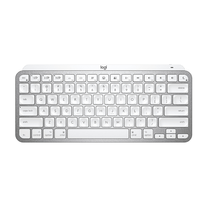 Logitech MX Keys Mini For Mac Minimalist Wireless Illuminated Keyboard - PALE GREY - US Intl - EMEA на супер цена