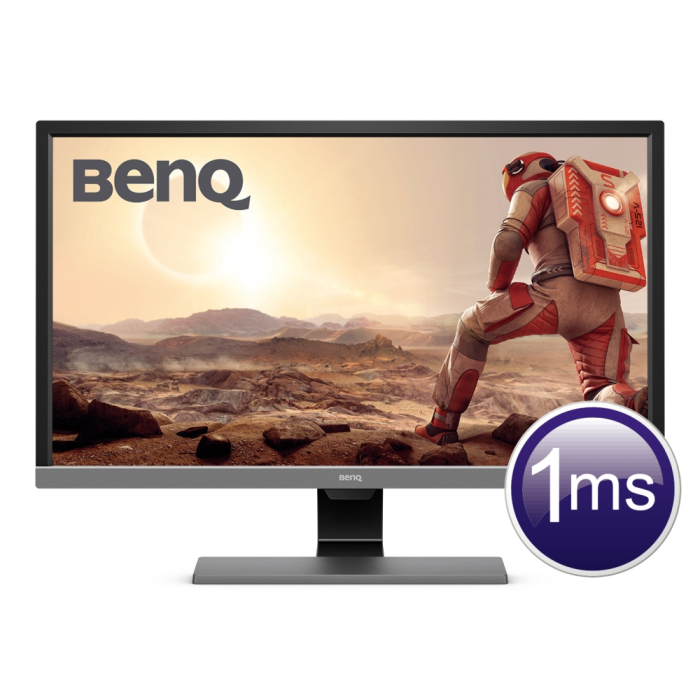 BenQ EL2870U, 27.9" TN LED, 1ms, 3840x2160, 4K Gaming Monitor, HDR, 72% NTSC, FreeSync, B.I.+, LBL, Flicker-free, 1000:1, DCR 12M:1, 10 bit, 300 cd/m2, HDMI x2, DP, Speakers, Metallic Grey на супер цена