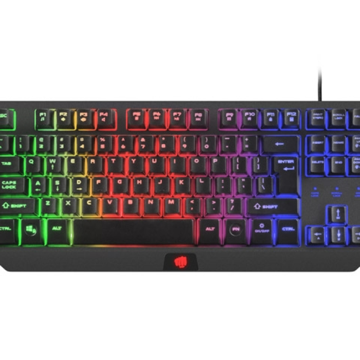 Fury Gaming kayboard, Hurricane TKL, rainbow backlight, US layout