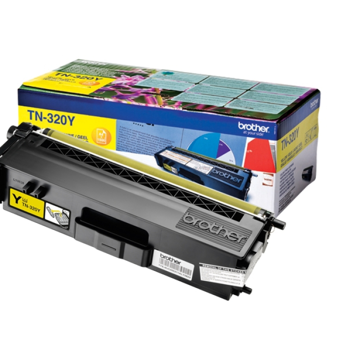 Brother TN-320Y Toner Cartridge Standard на супер цена