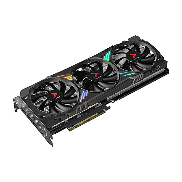 PNY GeForce RTX 4070 Super 12GB GDDR6X XLR8 Gaming VERTO Triple Fan OC (тъмнейл - 1)