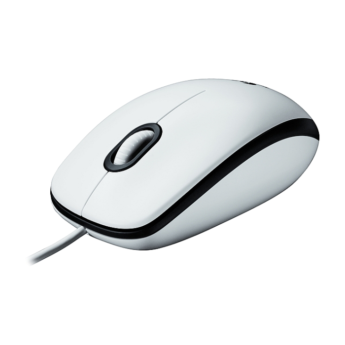 Logitech Mouse M100 White (тъмнейл - 1)