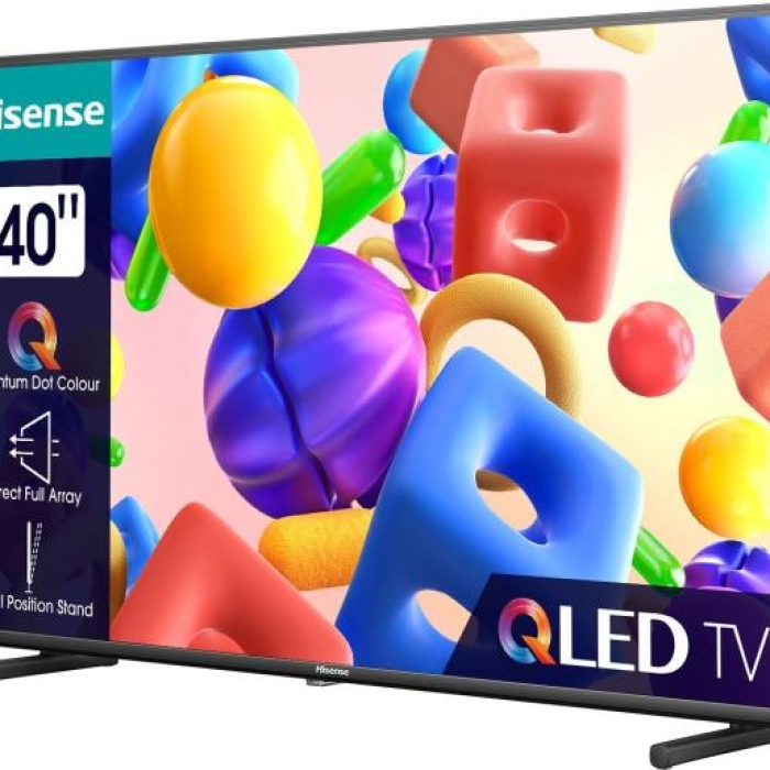 Hisense 40" A5KQ, Full HD 1920x1080, DLED, HDR, HLG, DTS HD, DTS Virtual X, Dolby Audio, Smart TV, WiFi, WiFi Direct, 2xHDMI, 2xUSB, LAN, CI+, DVB-T2/C/S2, Black (тъмнейл - 1)