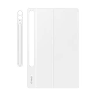 Samsung Tab S10+/S9+/S9 FE+ Book Cover Keyboard Slim White, поглед отпред