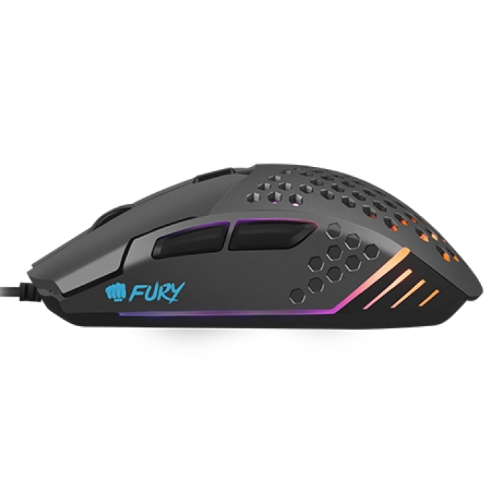 Fury Gaming Mouse Battler 6400 DPI Optical With Software Black (тъмнейл - 4)