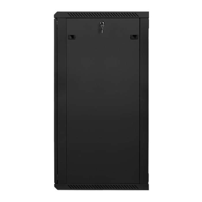 Lanberg rack cabinet 19” wall-mount 27U / 600x600 for self-assembly (flat pack), black (тъмнейл - 4)