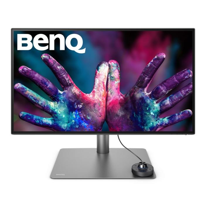 BenQ PD2725U 27" IPS LED 5ms 3840x2160 4K UHD, DesignVue Thunderbolt Mon, AQCOL., 100% sRGB, HDR400, B.I., LBL,KVM Sw, ICCsync, CAD/CAM, DualView, Contr.1200:1, 400 cd/m2, 2xHDMI, DP, Thb 3(PD65W, DP alt), USB3.1 Hub, Sp.2x2.5W, HAdj., Swivel, Tilt,