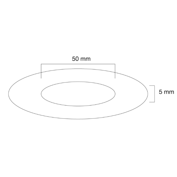 Neomounts by NewStar Ceiling cover for FPMA-C100 & FPMA-C100SILVER, 50 mm (тъмнейл - 1)