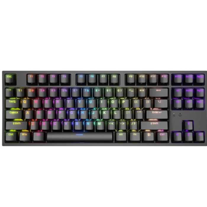 Genesis Gaming Keyboard Thor 404 TKL Black RGB Backlight US Layout Brown Switch (тъмнейл - 2)