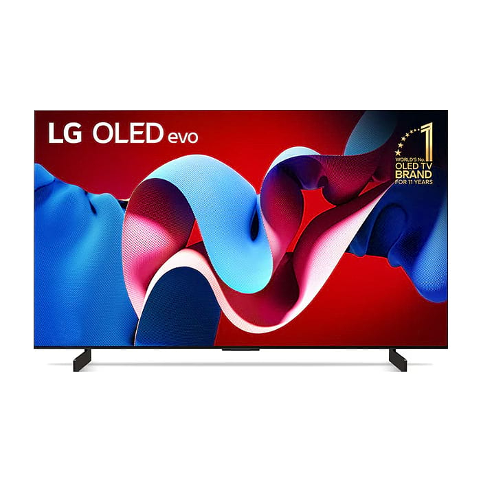 LG OLED42C42LA, 42" UHD OLED evo, 4K (3840 x 2160), DVB-C/T2/S2, Full Cinema Screnn, Alpha 9 AI 4K Gen7, 144Hz, ThinQ AI, HDR10, VRR, NVIDIA G-SYNC, AMD FreeSync, Dolby Vision, Dolby Atmos, Wi-Fi, Bluetooth, HDMI, USB, Airplay 2, Multi View, Meteor T на супер цена