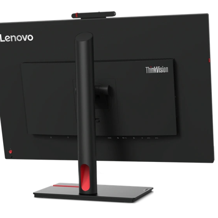 Lenovo ThinkVision T27hv-30 27" IPS, WLED, 16:9, 2560x1440, 4ms, 1000:1, 75Hz, 5MP IR&RGB camera, 5Wx2 Speakers, USB-C, HDMI, DP, RJ45, Tilt, Swivel, Pivot, Height Adjust Stand (тъмнейл - 4)