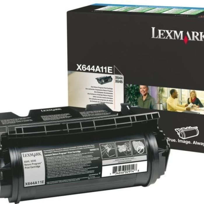 Lexmark X644A11E X644, 646 Return Programme 10K Print Cartridge