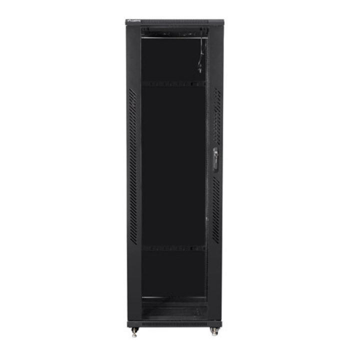 Lanberg rack cabinet 19" free-standing 42U / 600x1000 self-assembly flat pack, black (тъмнейл - 1)