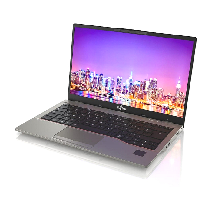 Fujitsu LIFEBOOK U7413, Intel Core i5-1335U up to 4.6 GHz, 14.0" FHD AG, 1x16GB DDR4 3200MHz, SSD 512GB PCIe 4.0 NVMe M.2, FPR, 4cell 65Wh, IR-HD cam, WWAN ready (5G/4G antennas only), Intel Wi-Fi 6E AX211&BT5.2 vPro, SCR, Backlit Kbd US, Win11 P (тъмнейл - 1)