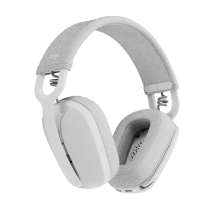 Logitech Zone Vibe 100 wireless headphones-OFF WHITE M/N:A00167-BT-N/A-WW-9004-STANDALONE (тъмнейл - 1)