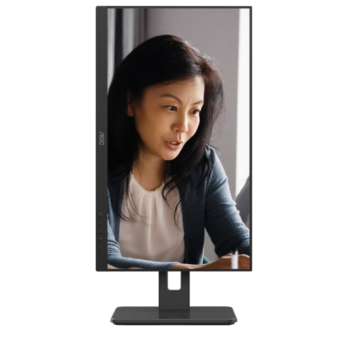 AOC 22E2UMF, 21.5" VA WLED, 1920x1080@75Hz, 4ms GtG, 250cd m/2, 3000:1, 20M:1 DCR, Adaptive Sync, FlickerFree, Low Blue Light, 2Wx2, Tilt, Height Adjust, Pivot, Swivel, D-SUB, HDMI, DP, USB hub (тъмнейл - 4)