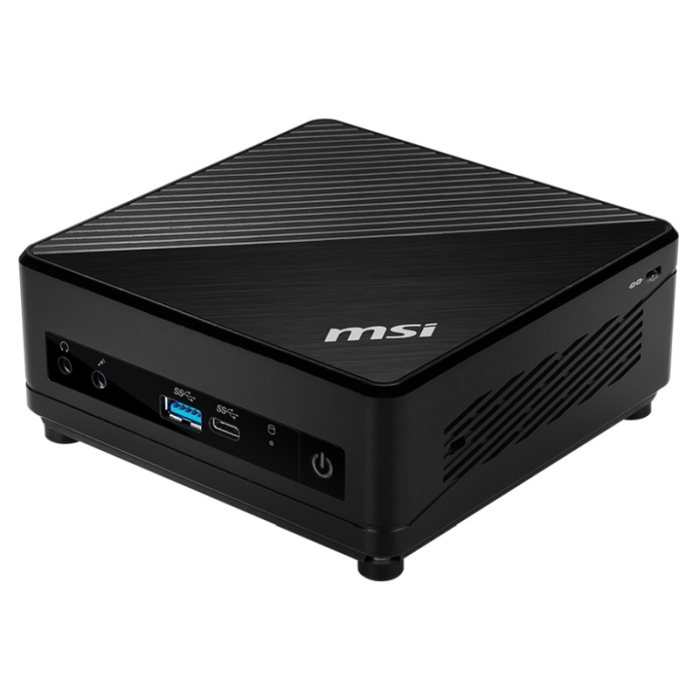 MSI CUBI 5 10M-008BEU, Barebone Mini-PC, Intel Core i5-10210U, 1.60 GHz, without RAM (0GB), 2x DDR4 2666MHz SO-DIMMs, up to 64GB, NO SSD, NO HDD, 802.11 AC, BT 5, NO OS, 65W, 124 X 124 X 53.7 mm, 0.55 kg, Black на супер цена