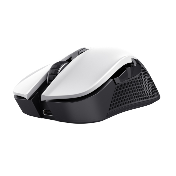 TRUST GXT 923 Ybar Wireless RGB Gaming Mouse White на супер цена