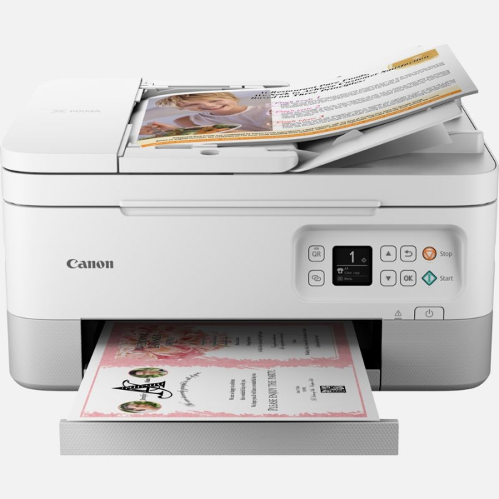 Canon PIXMA TS7451a All-In-One, White (тъмнейл - 1)