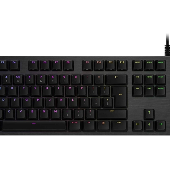 Logitech G512 Keyboard, GX Brown Tactile, Lightsync RGB, USB Passthrough Data/Power, Alumium Alloy, Game Mode, Black Carbon на супер цена