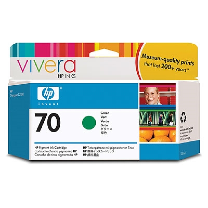 HP 70 130-ml Green Ink Cartridge на супер цена