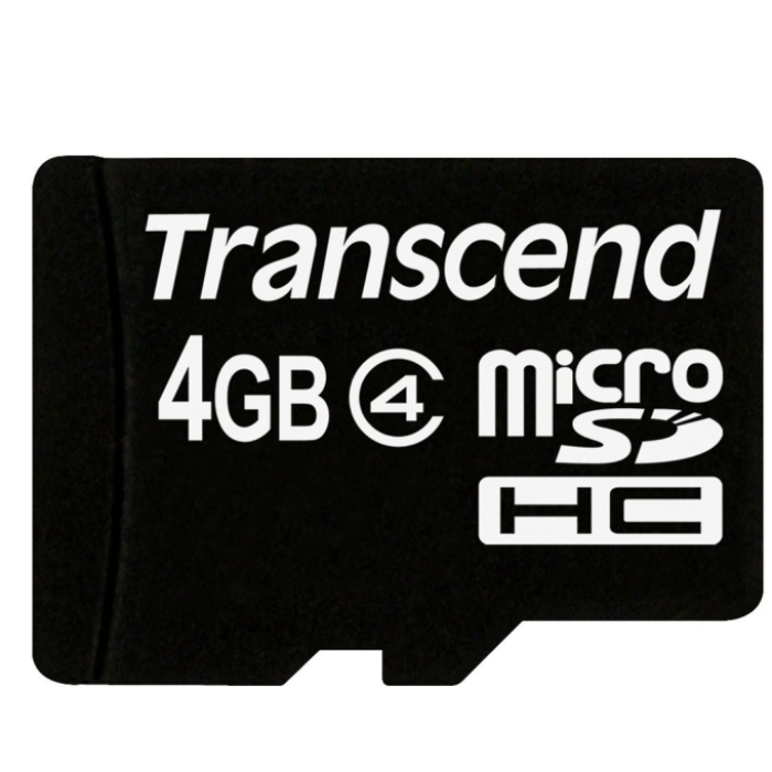 Transcend 4GB micro SDHC (with adapter, Class 4) (тъмнейл - 2)