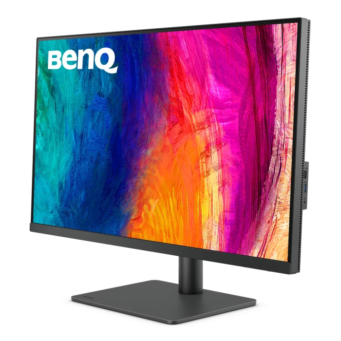 BenQ PD3205U 32" IPS 4ms 3840x2160 4K, DesignVue Designer Mon,100% sRGB,PIP/PBP,CAD/CAM,Disp Pilot,Flicker-free,LBL,1000:1,20M:1 DCR,10 Bit,250cd/m2,USB C(PowerDelivery 90W),HDMI,DP,miniDP,USB Hub, PIP/PBP,KVM,Card R/W,2x2.5W,HAdj.,Swivel,Pivot,Tilt, (тъмнейл - 1)