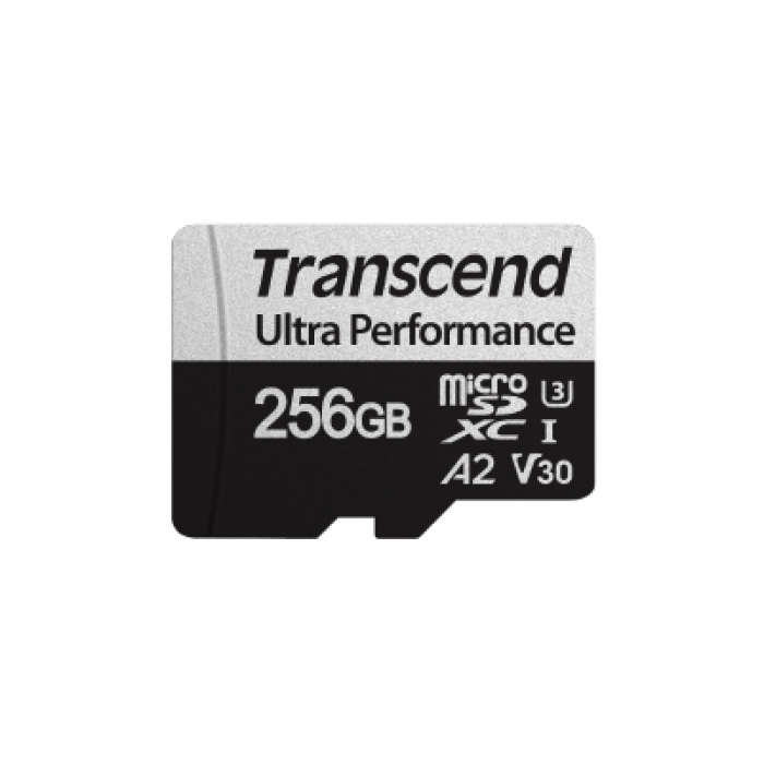 Transcend 256GB micro SD w/ adapter UHS-I U3 A2 Ultra Performance (тъмнейл - 1)