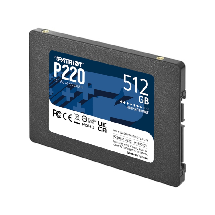 Patriot P220 512GB SATA3 2.5 (тъмнейл - 1)