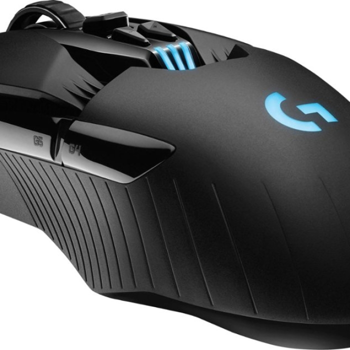 Logitech G903 Wireless Mouse, Lightsync RGB, Lightspeed Wireless, HERO 25K DPI Sensor, 400 IPS, Programmable Buttons, 10g Optional Weight, 110g, Black (тъмнейл - 1)