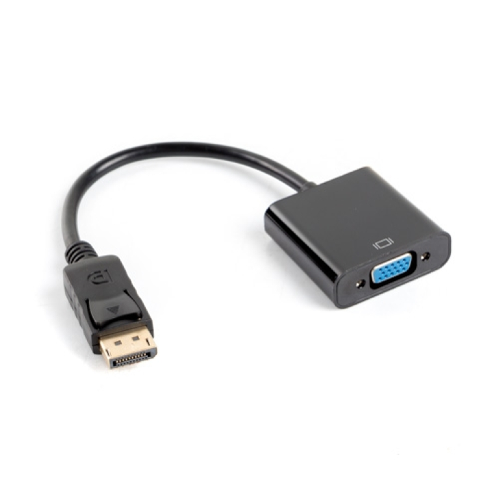 Lanberg adapter display port 1.1 -> VGA, 20cm cable, black