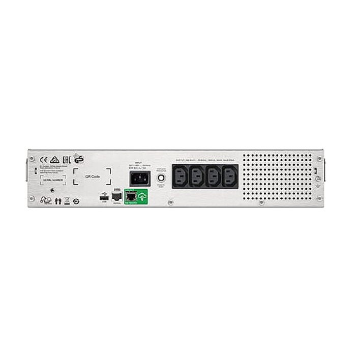 APC Smart-UPS C 1000VA LCD RM 2U 230V with SmartConnect (тъмнейл - 3)