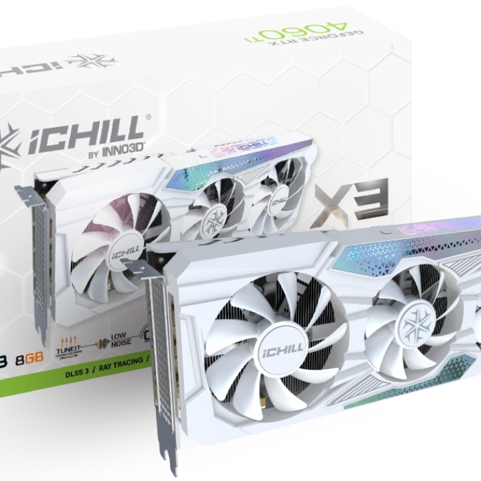 Inno3D GeForce RTX 4060 Ti 8GB GDDR6 iChill X3 White