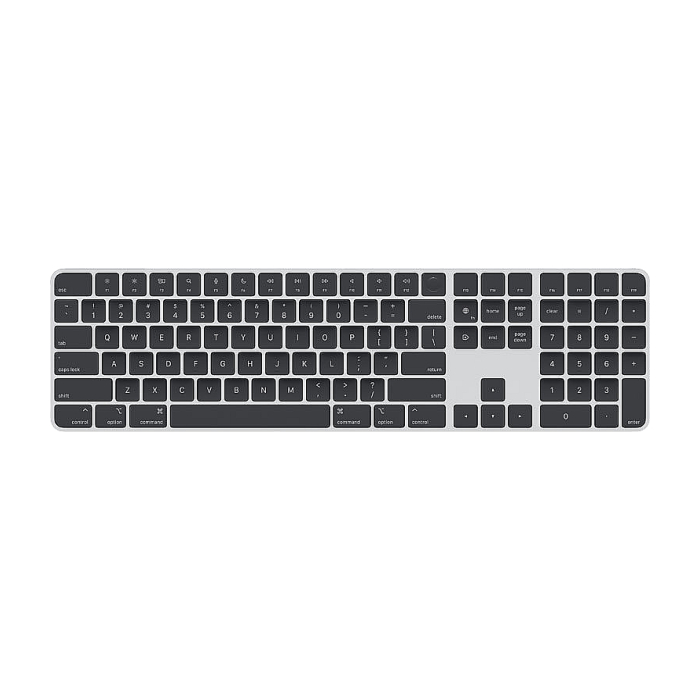 Apple Magic Keyboard with Touch ID and Numeric Keypad for Mac models with Apple silicon - Black Keys - Bulgarian