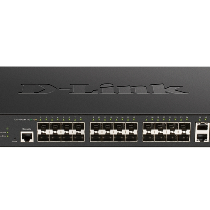 D-Link 24 x 10G SFP+ ports + 4 x 10G Base-T ports Smart Managed Switch на супер цена