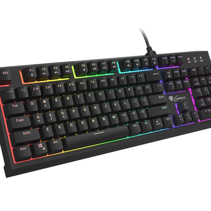 Genesis Hybrid Switch Gaming Keyboard Thor 150 RGB Backlight US Layout (тъмнейл - 1)