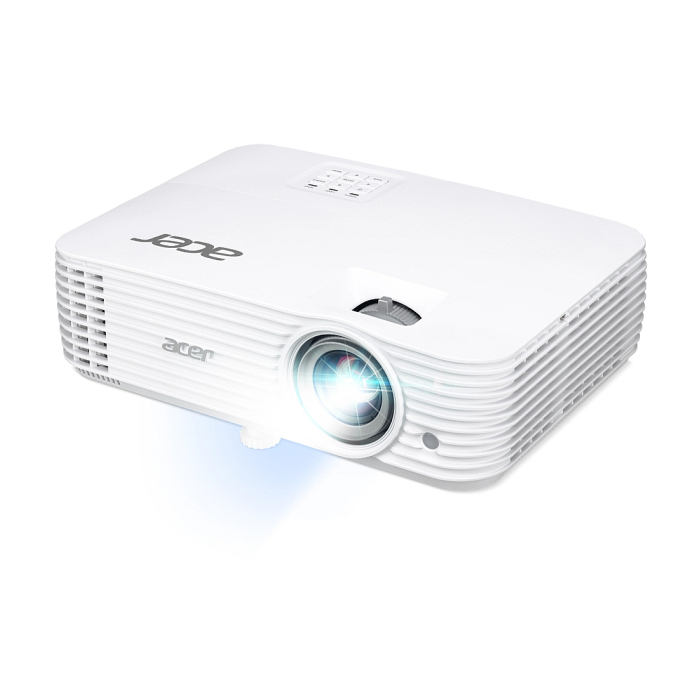 Acer Projector P1657Ki DLP, WUXGA(1920x1200), 4800 ANSI LUMENS, 10000:1, 2xHDMI 3D, Wireless dongle included, Audio in/out, USB type A (5V/1A), RS-232, Bluelight Shield, LumiSense, Built-in 10W Speaker, 2.9kg, White (тъмнейл - 2)