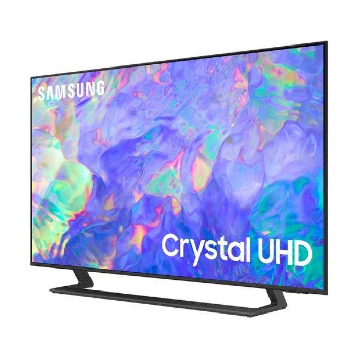 Samsung 43" 43CU8572 4K UHD LED TV, SMART, 3xHDMI, 2xUSB, Wi-Fi 5, Bluetooth 5.2, Frameless, Black (тъмнейл - 1)