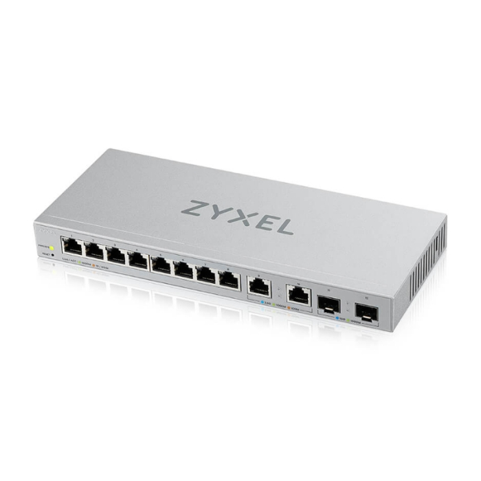 ZyXEL XGS1210-12 v2, 12-Port Gigabit webmanaged Switch with 8 port 1G + 2-Port 2.5G + 2-Port SFP+