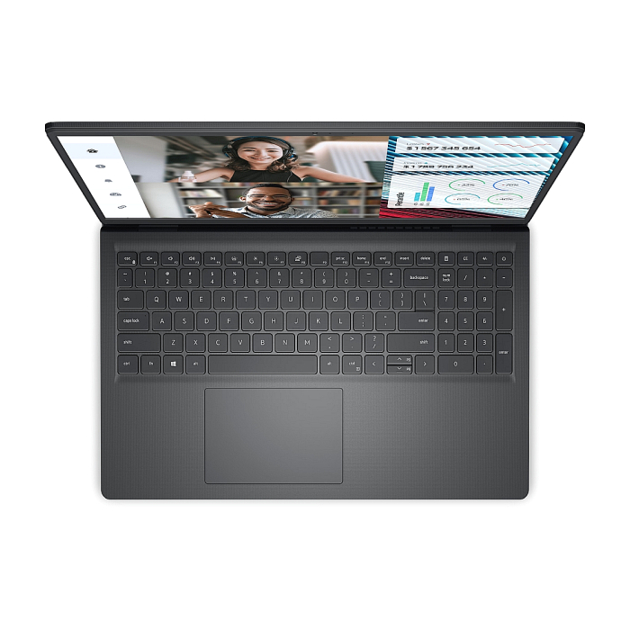 Dell Vostro 3520, Intel Core i3-1215U (10 MB Cache up to 4.40 GHz), 15.6" FHD (1920x1080) AG 120Hz WVA 250nits, 8GB, 1x8GB DDR4, 256GB PCIe M.2, UHD Graphics, HD Cam and Mic, 802.11ac, BG KB, Ubuntu, 3Y PS (тъмнейл - 1)