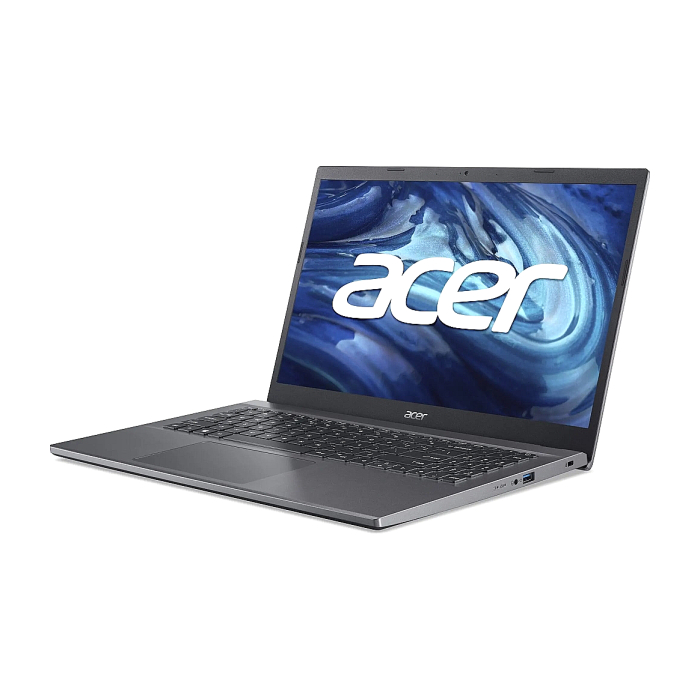 Acer Extensa EX215-55-319A, Intel Core i3-1215U (up to 4.4 GHz, 10MB), 15.6" FHD (1920x1080), 8GB DDR4, SSD 512GB NVMe, Intel UMA, HDD upgrade kit, RJ-45, 802.11ax, HD camera, BT, Win 11 Pro EDU, 2Y Warranty, Gray (тъмнейл - 2)