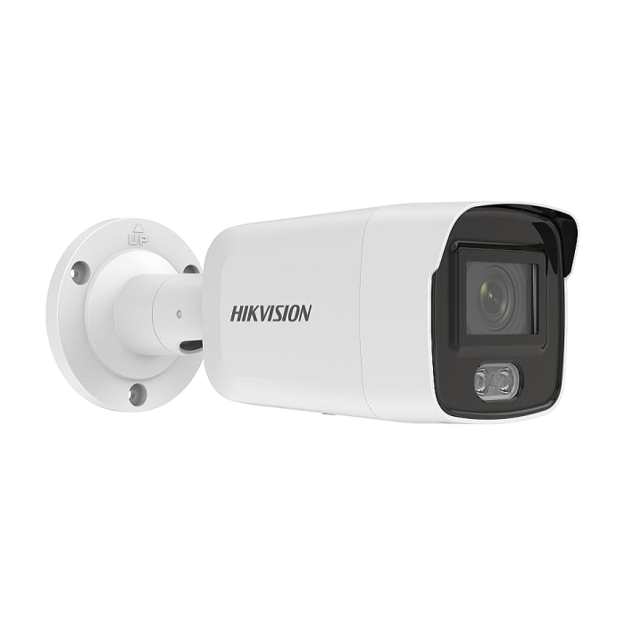 HikVision 2 MP ColorVu Fixed Mini Bullet Network Camera, 2.8 mm, 24/7 colorful imaging, White light up to 40m, Built-in microphone, H.265+, IP67, micro SD/SDHC/SDXC (256GB), 12Vdc, 0.5 A/PoE 7.5W (тъмнейл - 1)