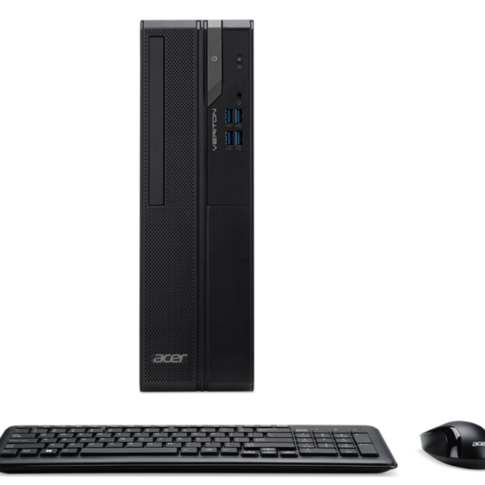 Acer Veriton X2710G, Intel Core i3-13100 (up to 4.5GHz, 12MB), 1*16GB DDR4 3200MHz, 512GB SSD M.2, DVD+RW, Intel UHD Graphics, TPM module, 180W 80PLUS Bronze, KBD& Mouse USB, No OS, 3Y warranty (тъмнейл - 2)