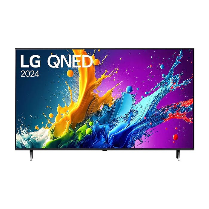 LG 86QNED80T3A, 86" 4K HDR Smart QNED TV, 3840x2160, DVB-T2/C/S2, AI Alpha 5 Gen7, HDR 10 PRO, webOS 24, ThinQ AI, WiFi, Clear Voice, AI Upscaling, AI Sound Pro (Virtual 9.1.2 Up-mix), Bluetooth, Hdmi, CI, LAN, AirPlay2, SPDIF, 2 Pole stand, Silver на супер цена