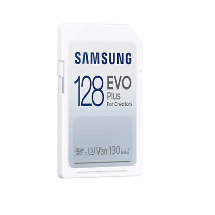 Samsung 128GB SD Card EVO Plus, Class10, Transfer Speed up to 130MB/s (тъмнейл - 1)