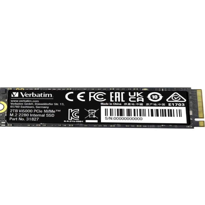 Verbatim Vi5000 Internal PCIe NVMe M.2 SSD 2TB (тъмнейл - 2)