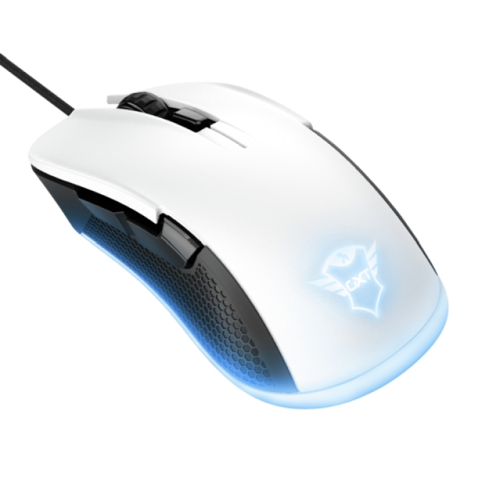 TRUST GXT 922 Ybar RGB Gaming Mouse White (тъмнейл - 1)