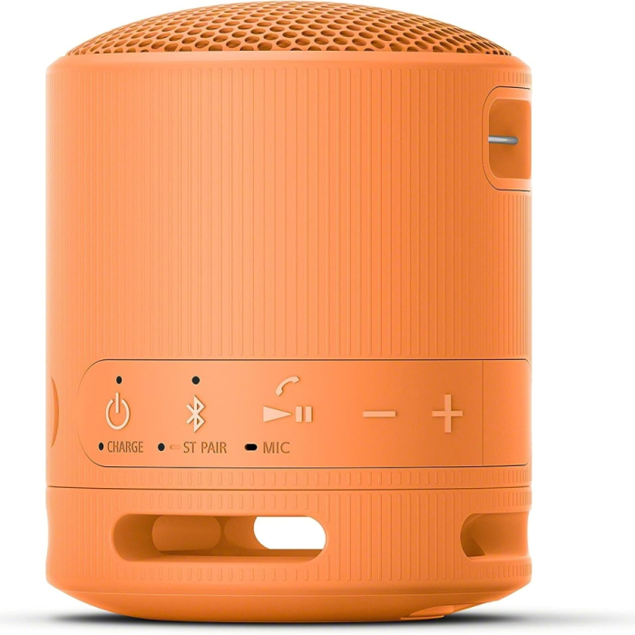 Sony SRS-XB100 Portable Bluetooth Speaker, orange (тъмнейл - 1)