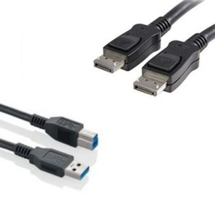 Кабел - Fujitsu Short cables DP-DP and USB-USB